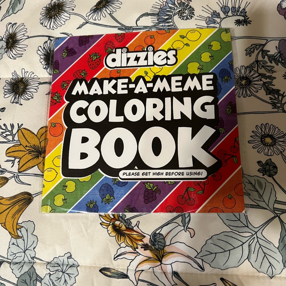 Adult 4/20 coloring meme book